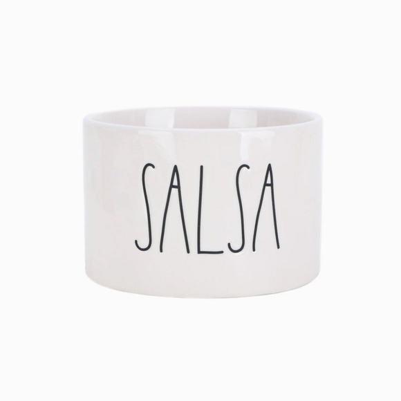 MAGENTA x RAE DUNN ARTISAN GUAC + SALSA SET WITH 2 BAMBOO SPOONS. Size OS. - Picture 6 of 14